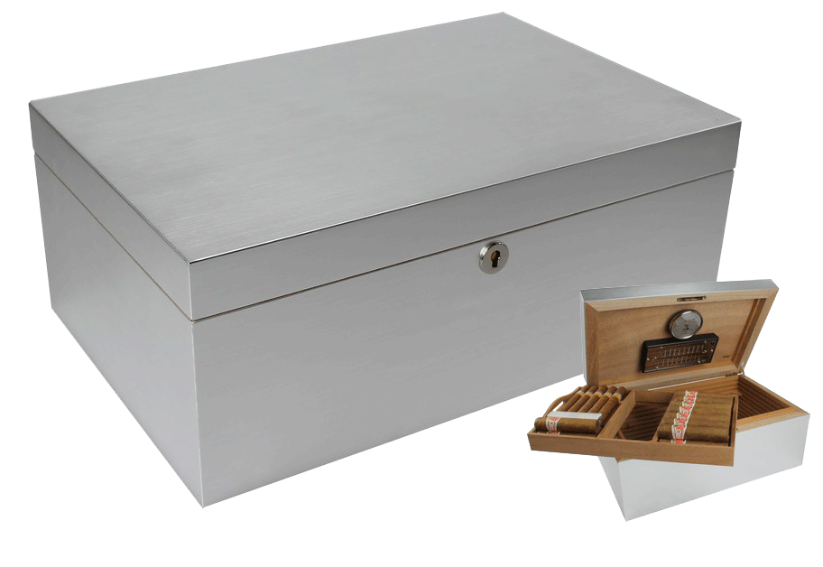Humidor Aluminium De Luxe Humidor Aluminium De Luxe
