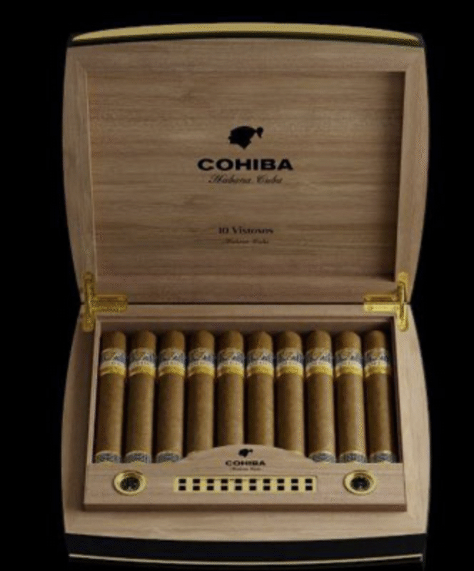 Cohiba Vistosos Humidor med 10 Cigarrer